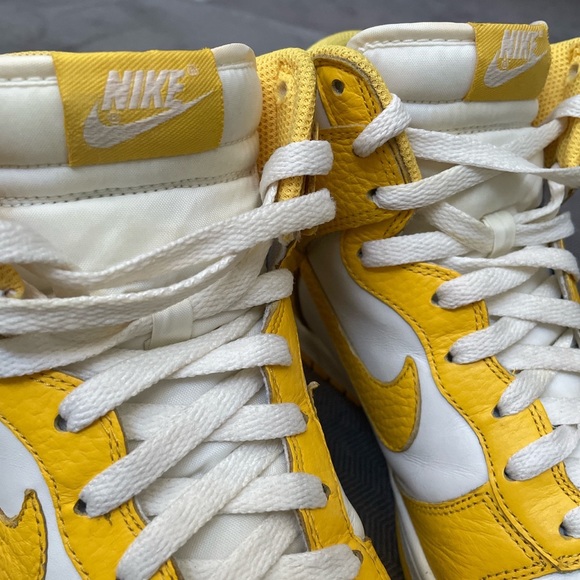 2012 Vintage Sail Pack Varsity Maize Nike Dunk Highs - Picture 4 of 5